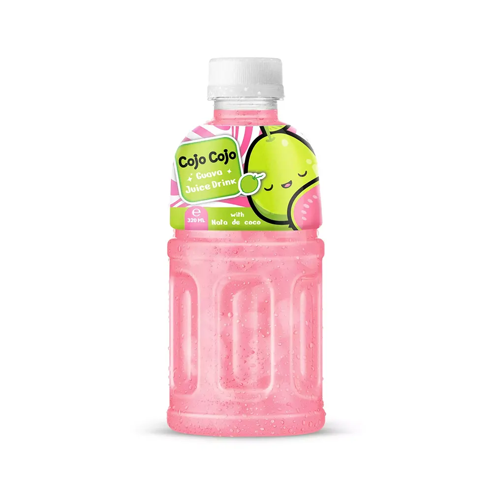 Cojo Cojo Strawberry Juice Drink With Nata De Coco 320Ml