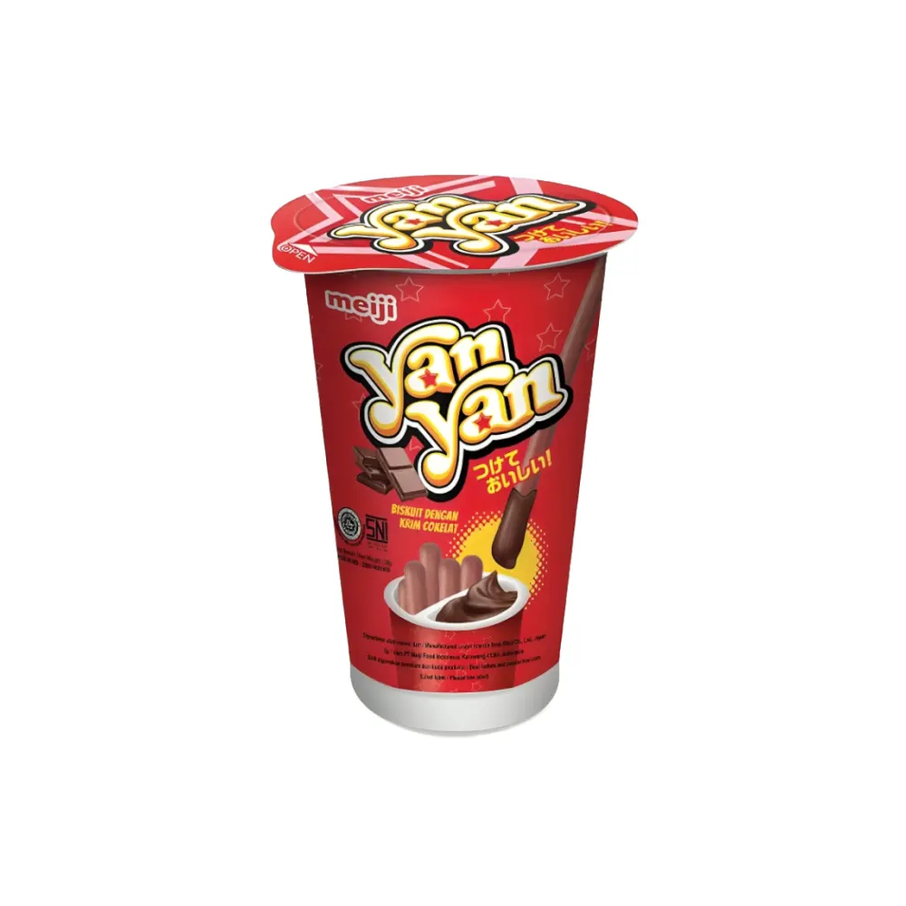 Meiji Yan Yan Biscuit With Chocolate Cream 40G