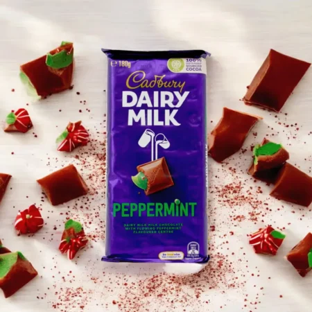 Cadbury Dairy Milk Peppermint Flavoured Chocolate 180G