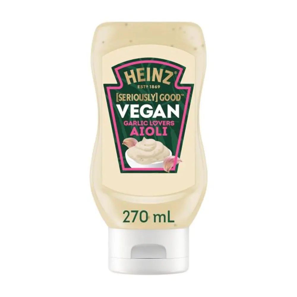 Heinz Vegan Garlic Lovers Aioli [Seriously] Good 270Ml