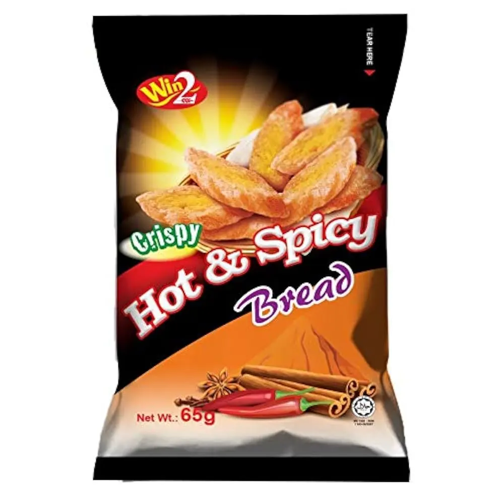 Win2 Crispy Hot &Amp; Spicy Bread Toast 65G