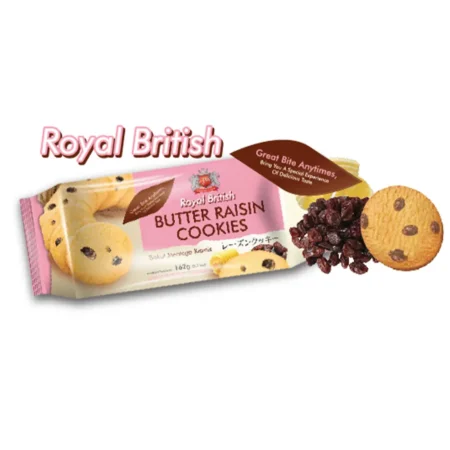Gpr Royal British Butter Raisin Cookies 160G