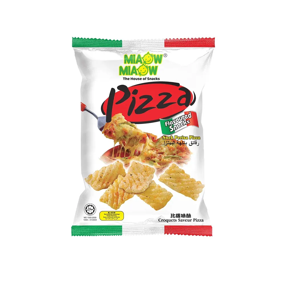 Miaow Miaow Pizza Flavoured Snacks 60G