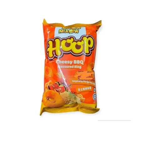Miaow Miaow Hoop Cheesy Bbq Flavoured Ring 60G