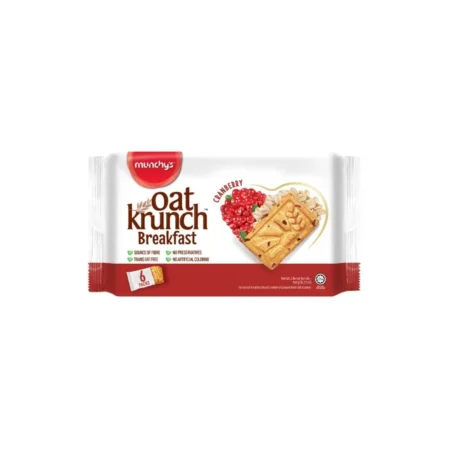 Munchy'S Oat Krunch Breakfast Cranberry Cookies 192G