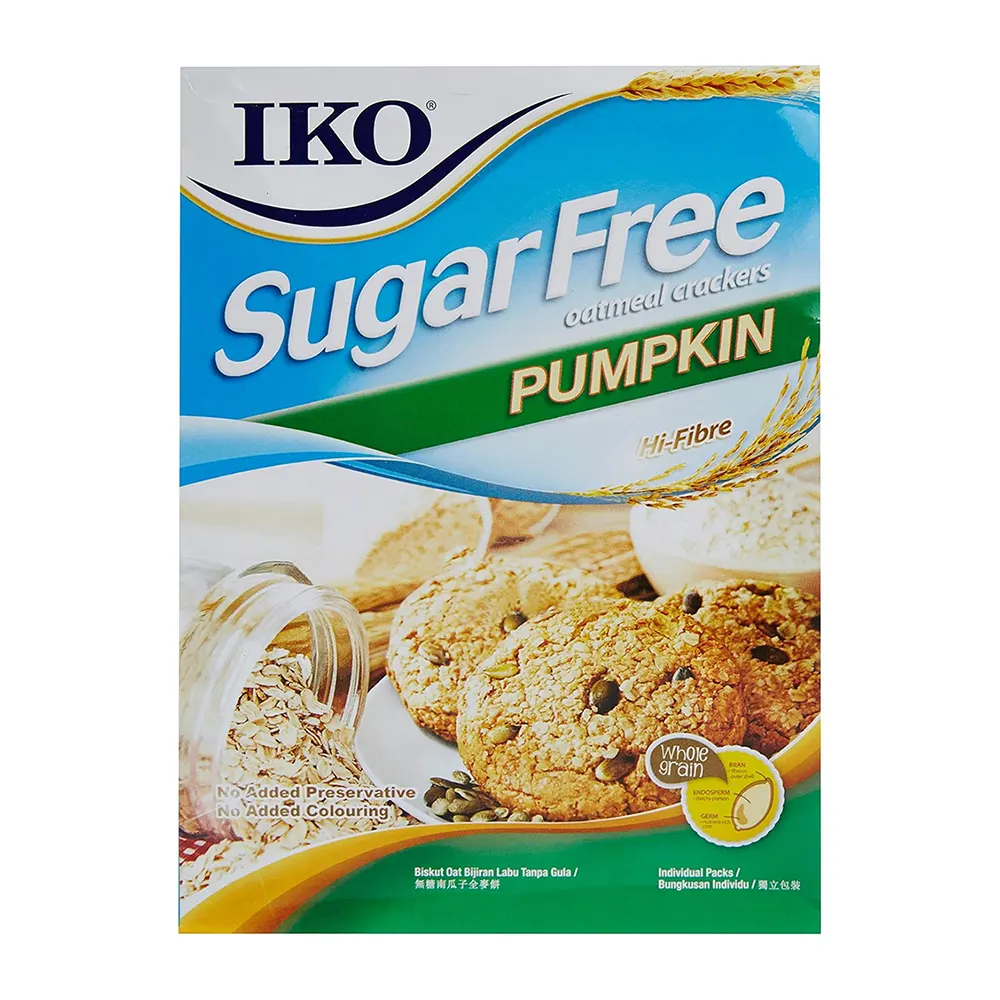 Red Ribbon Sugar Free Oatmeal Crackers Pumpkin 200G