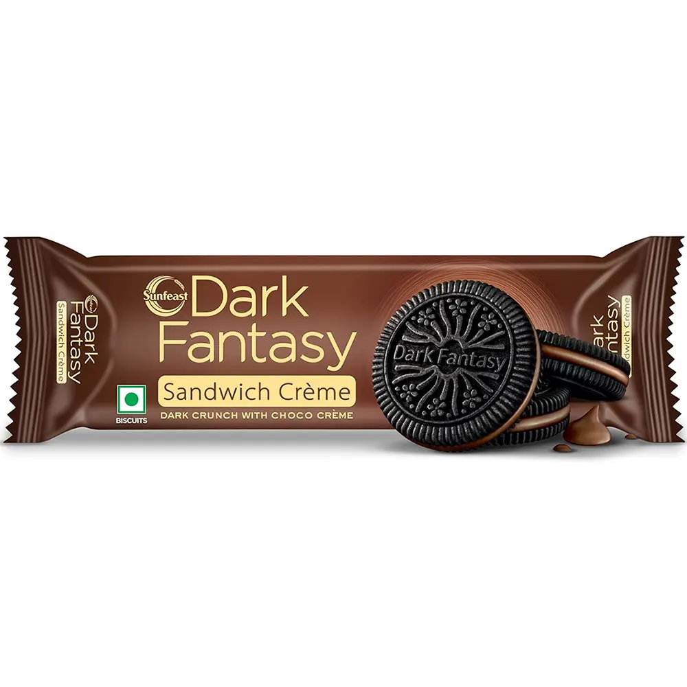 Sunfest Dark Fantasy Sandwich Creme Dark Crunch With Choco Creme 58.1G