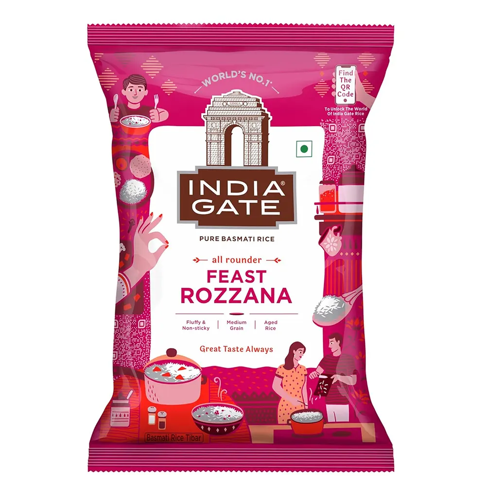 India Gate Feast Rozana Basmati Rice 1Kg