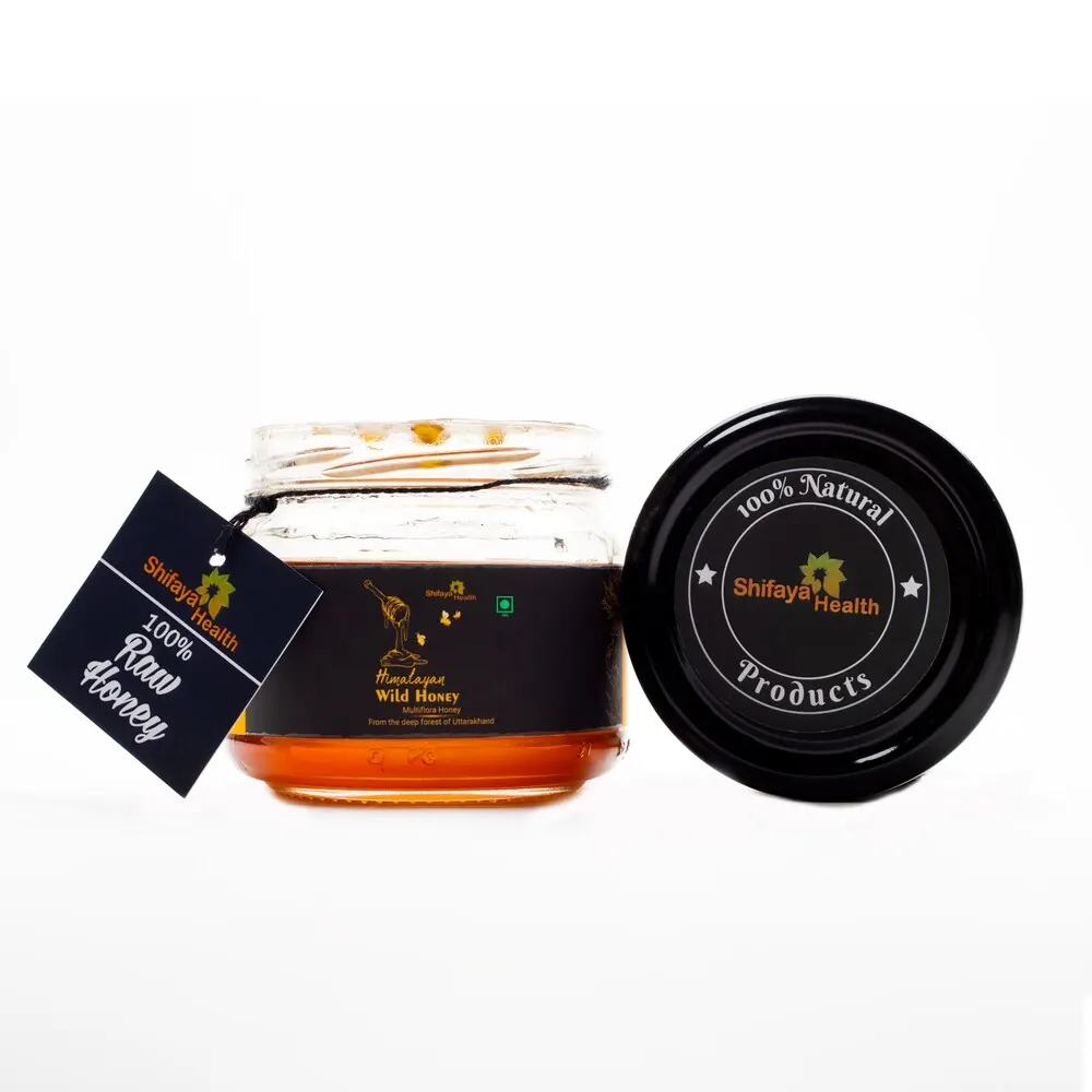 Shifaya Health Himalayan Wild Honey Multiflora From The Deep Forest Of Uttarakhand 100% Raw & Unprocessed Honey 125G