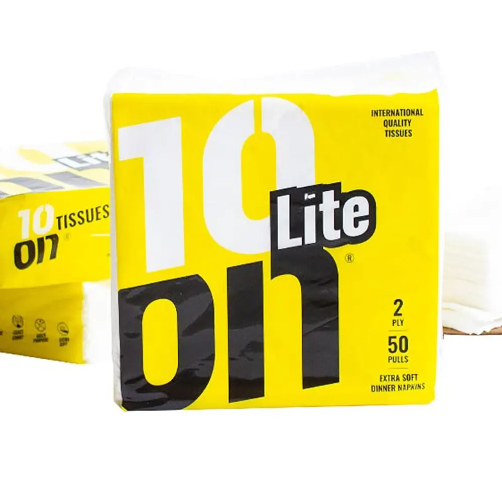 10 On Lite Extra Soft Dinner Napkins