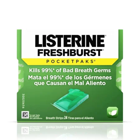 LISTERINE FRESH BURST POCKET PAKS BREATH STRIPS 24N