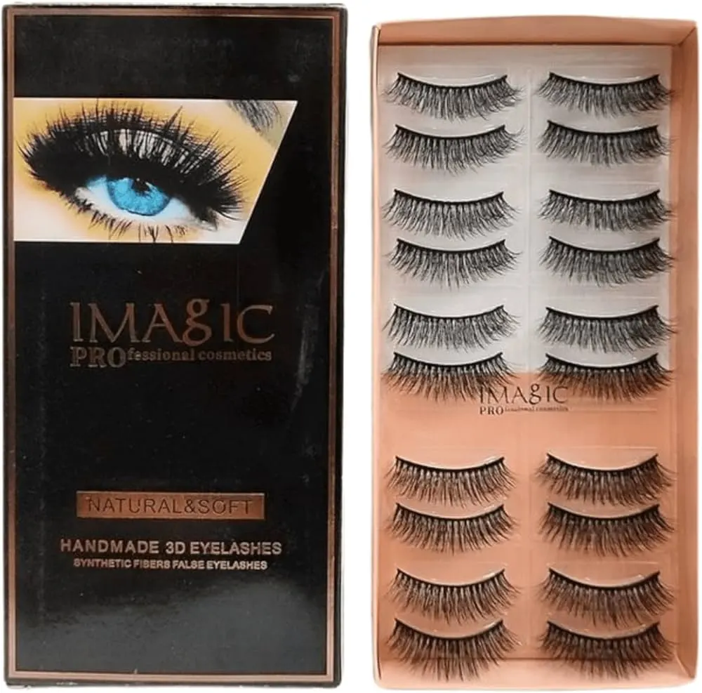 Imagic Professional Cosmetics Natural &Amp; Soft Handmade 3D Eyelashes