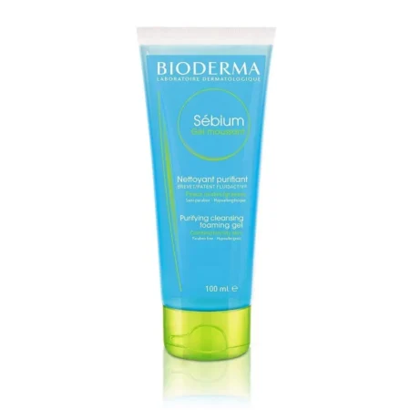 BIODERMA LABORATOIRE DERMATOLOGIQUE SEBIUM GEL MOUSSANT PURIFYING CLEANSING FOAMING GEL COMBINATION OILY SKIN 100ML