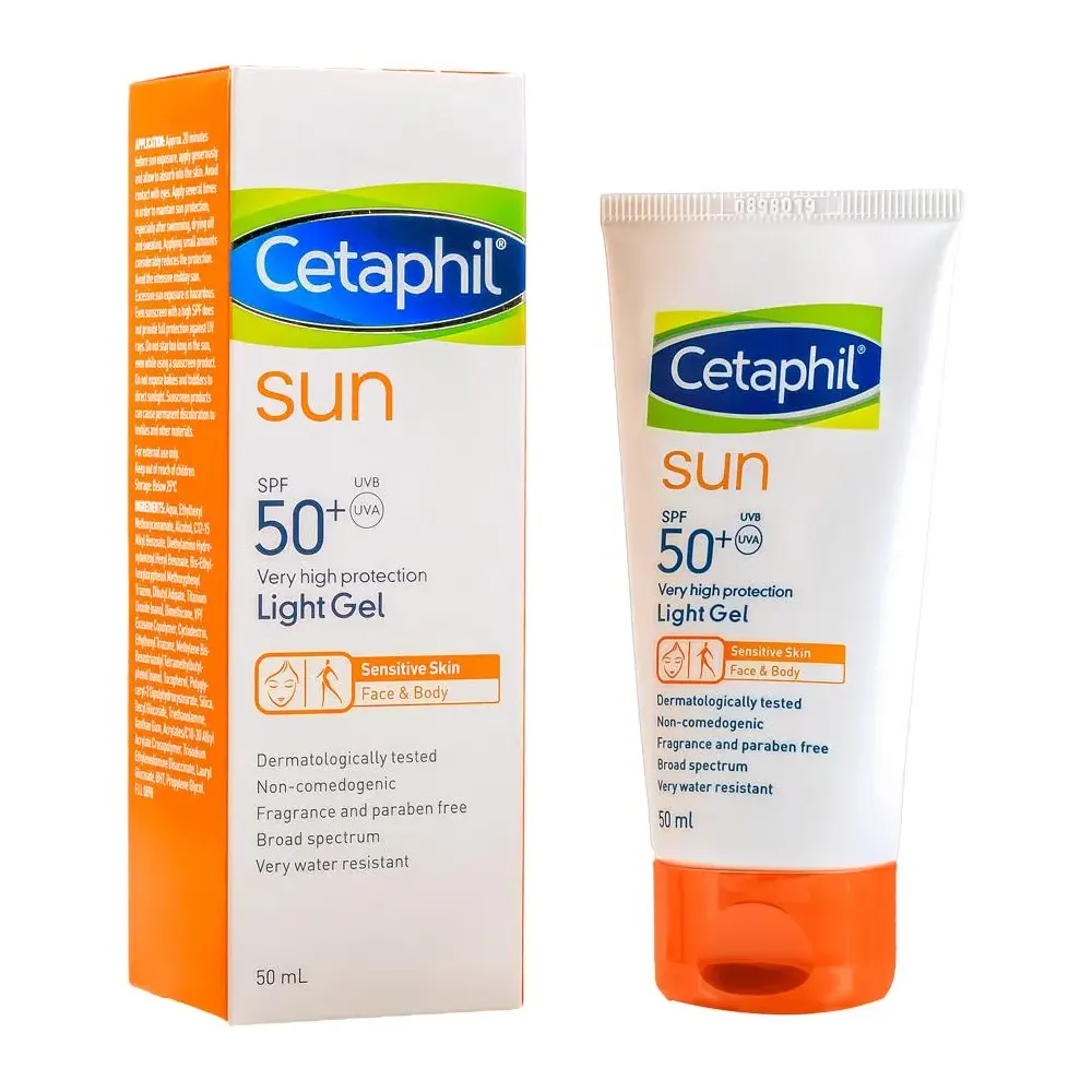 Cetaphil Sun Light Gel Very High Protection Sensitive Skin Spf50 50Ml