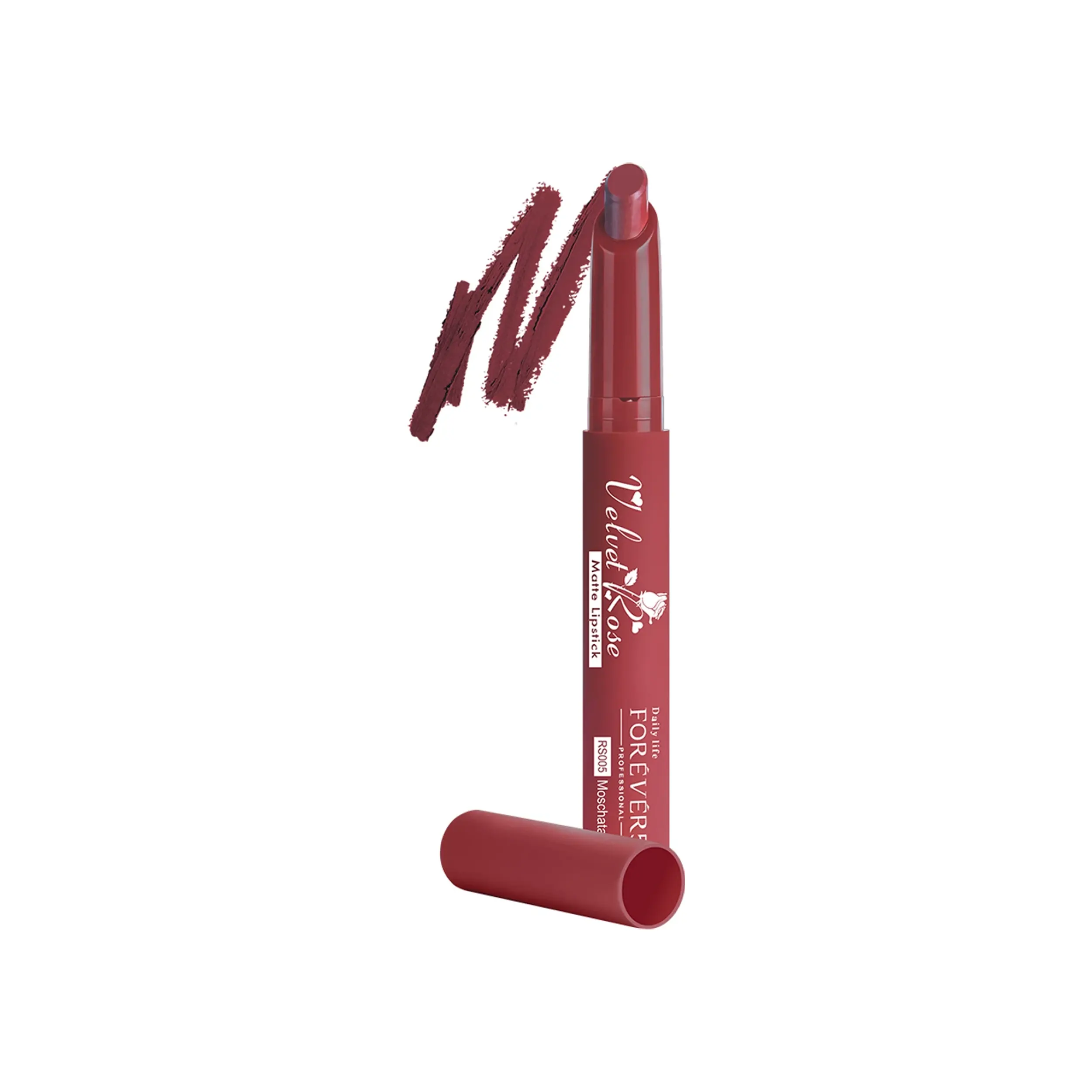 Forever 52 Professional Velvet Rose Matte Lipstick Rs005 Moschata 2.5G