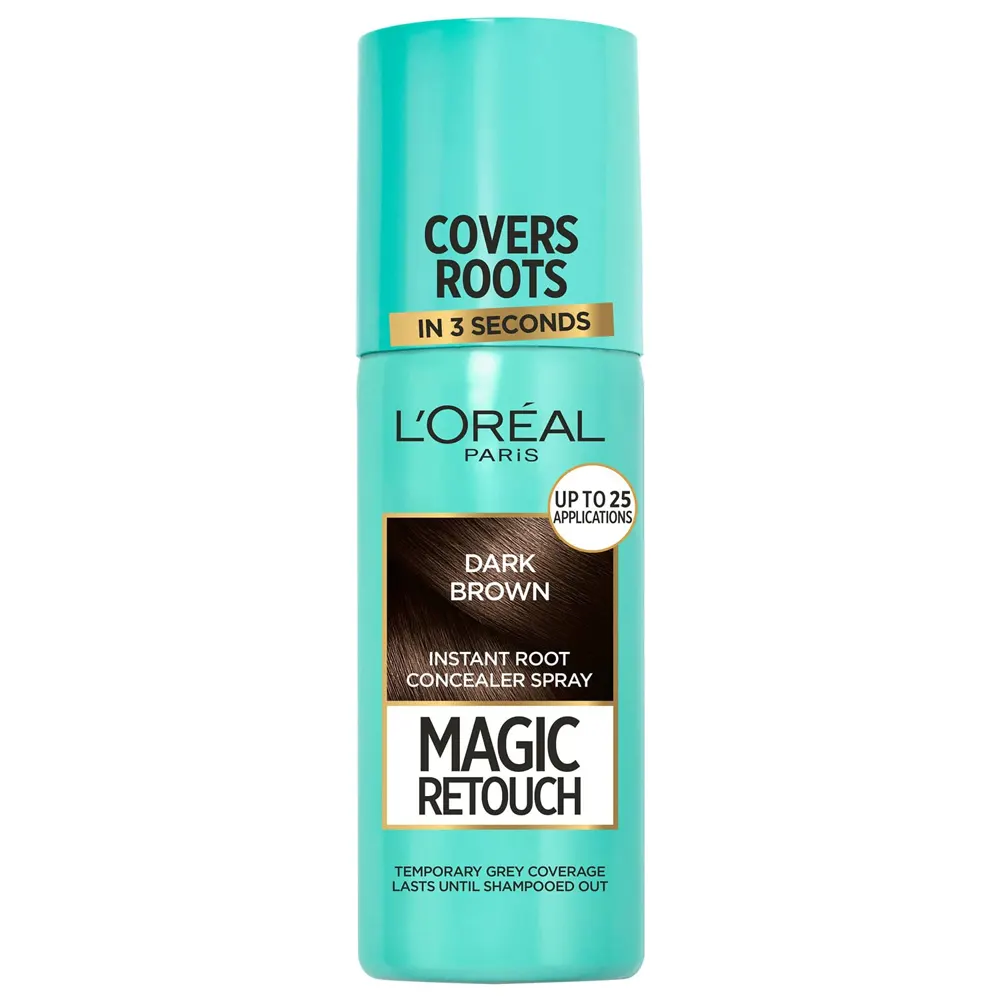 L'Oreal Paris Dark Brown Magic Retouch Instant Root Concealer Spray 75Ml