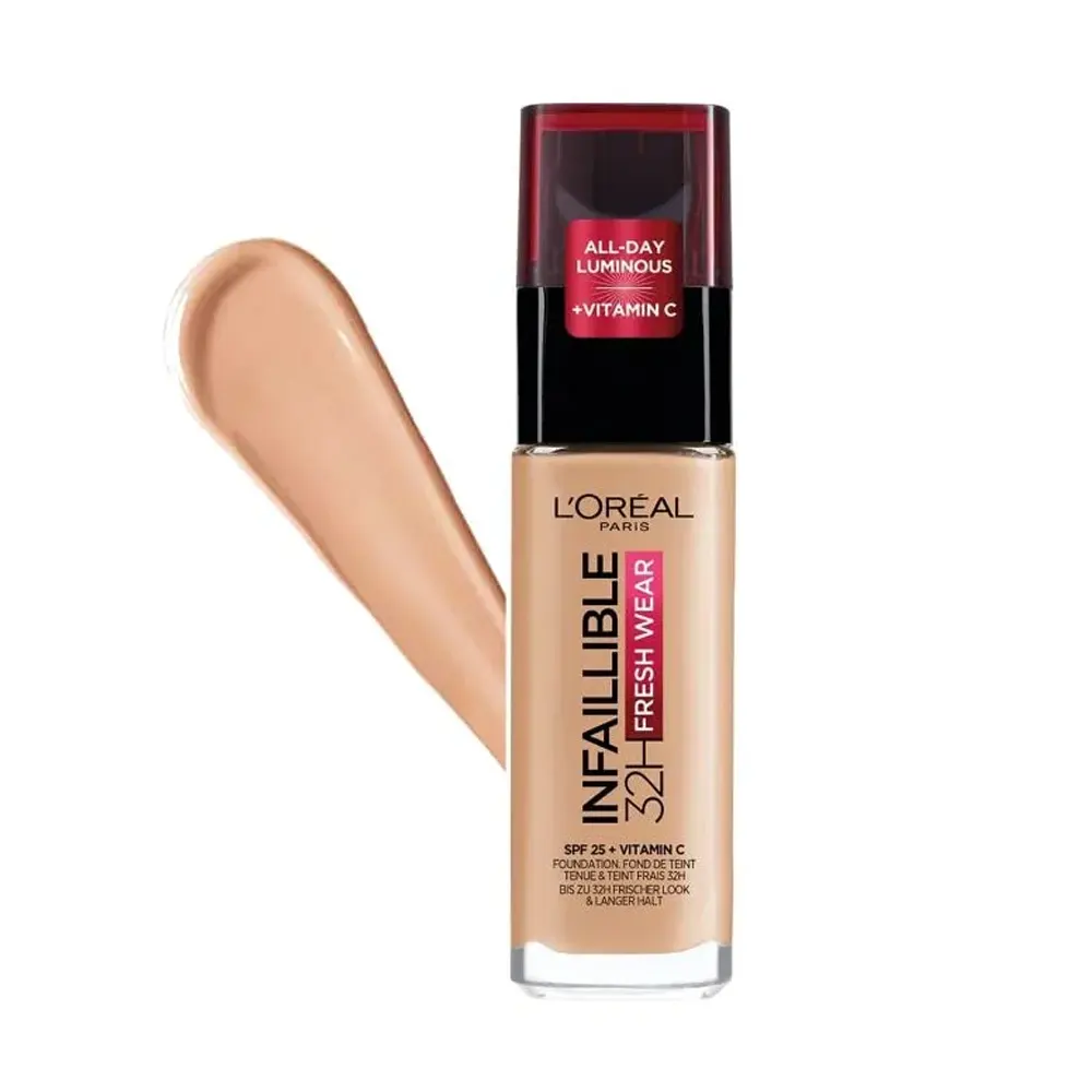 L'Oreal Paris Infaillible 32H Fresh Wear 140 Beige Dore Golden Beige 30Ml