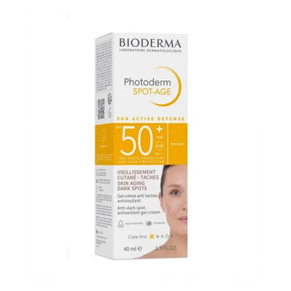 Bioderma Laboratoire Dermatologique Photoderm Spot-Age Sun Active Defense Spf 50+ Uvb Uva Anti-Dark Spot Antioxiddant Gel-Cream 40 Ml