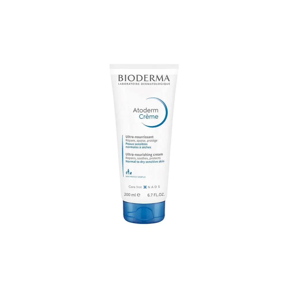 Bioderma Laboratoire Dermatologique Atoderm Creme Ultra -Nourishing Moisturising Cream Normal To Dry Sensitive Skin 200Ml