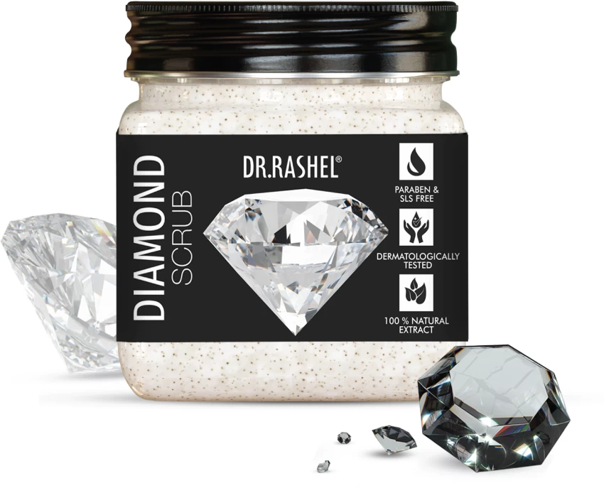 Dr Rashel Deep Cleansing Face & Body Gel Scrub Diamond 380Ml