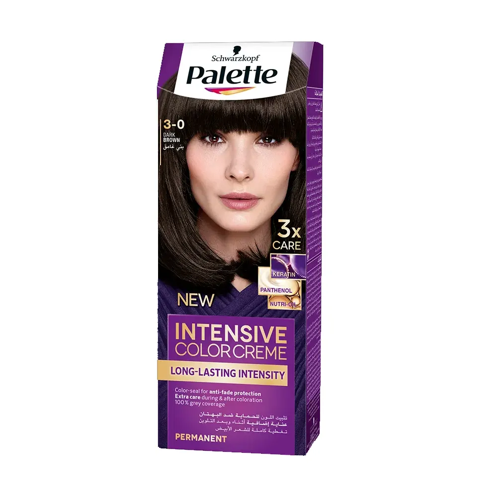 Schwarzkopf Palette 3-0 Dark Brown Intensive Colour Cream 115Ml