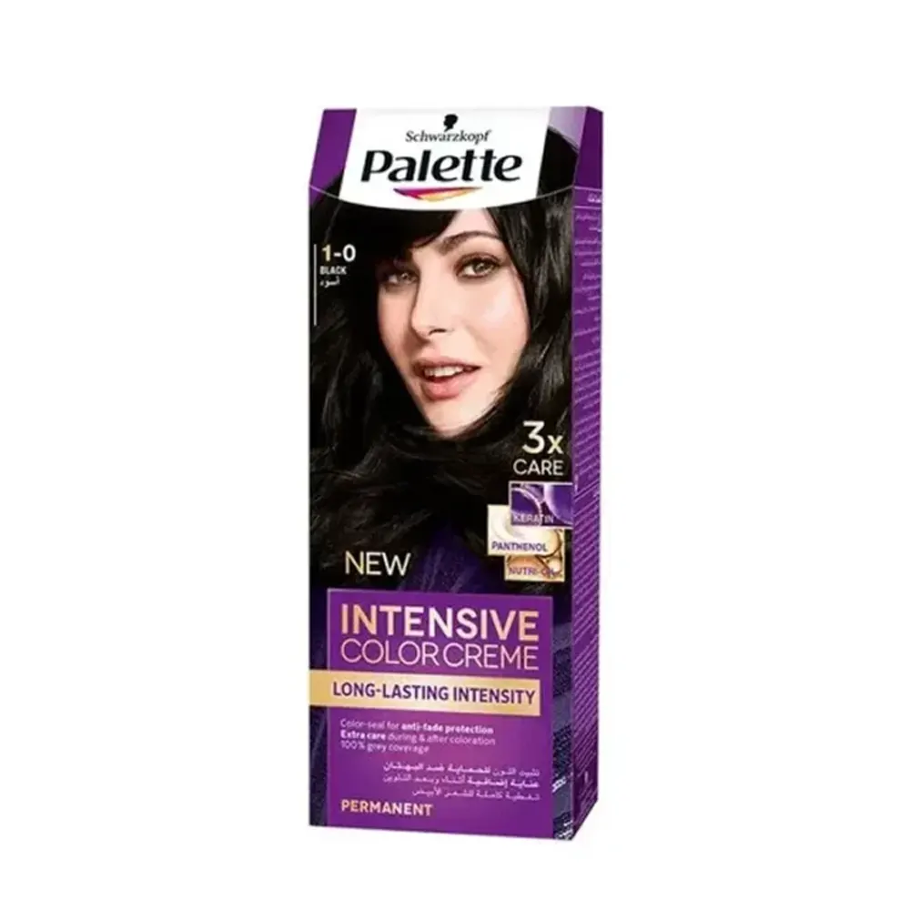 Schwarzkopf Palette 1-0 Black Intensive Colour Cream 115Ml