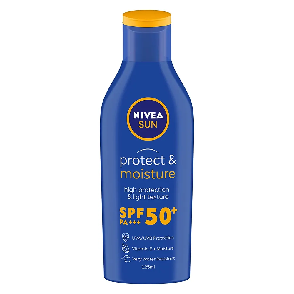Nivea Sun Protect And Moisture Moisturising Sun And Collagen Protection Spf 50+ 125Ml