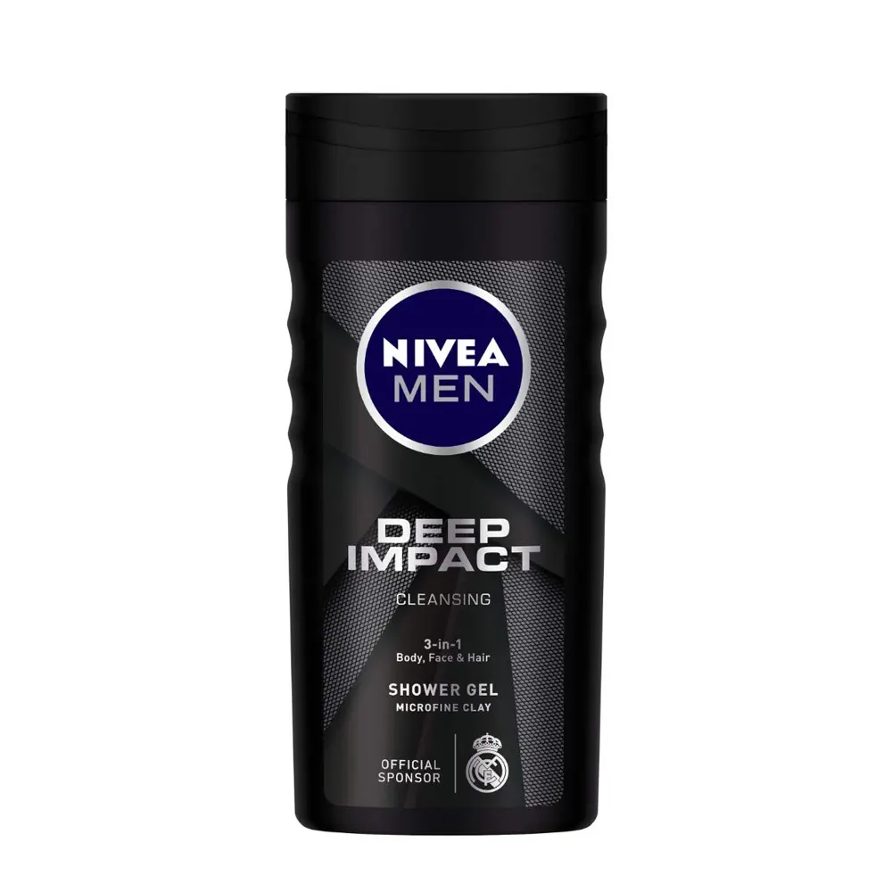 Nivea Men Deep Impact Cleansing Shower Gel 250Ml