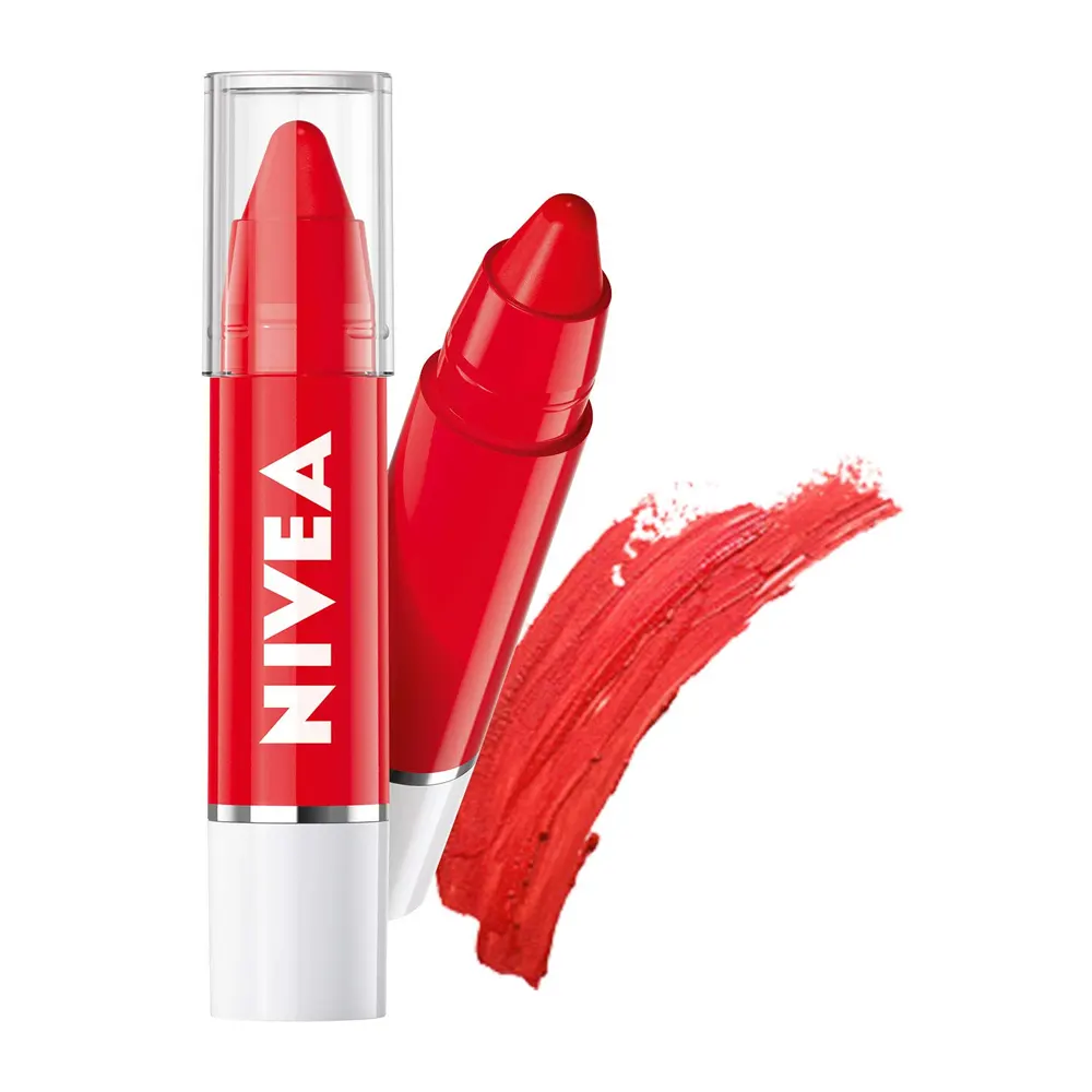 Nivea Coloron Lip Crayon Pop Red 3G