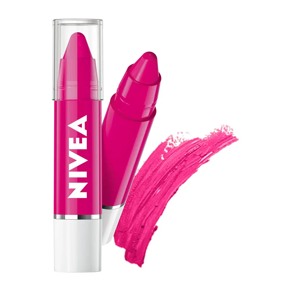 Nivea Coloron Lip Crayon Hot Pink 3G