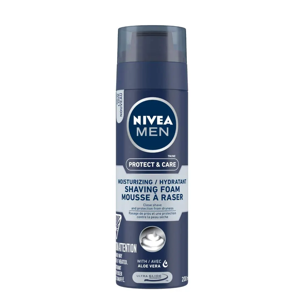 Nivea Men Protect And Care Moisturizing Shaving Foam 200Ml