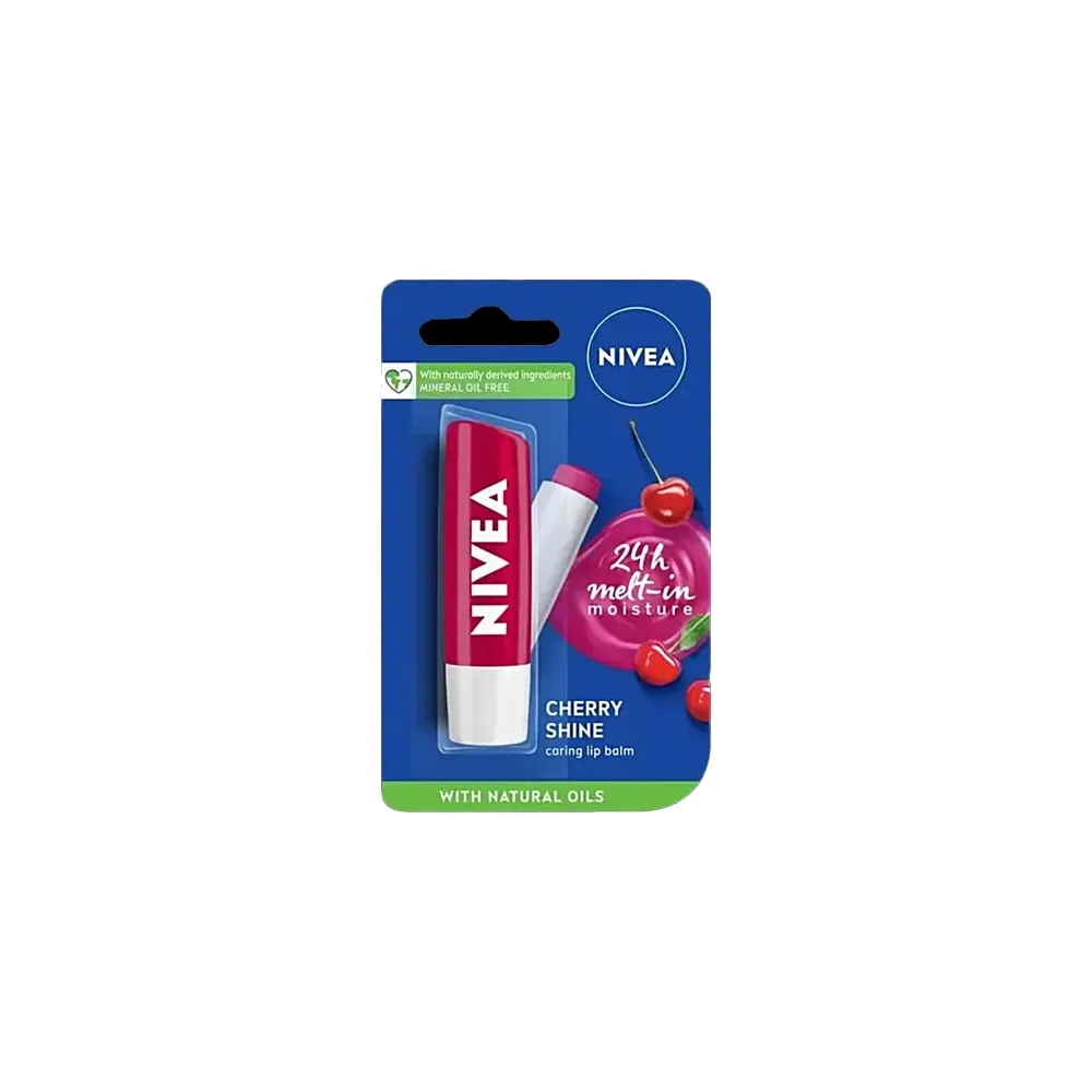 Nivea Cherry Shine Jasmine Lip Balm 4.8G