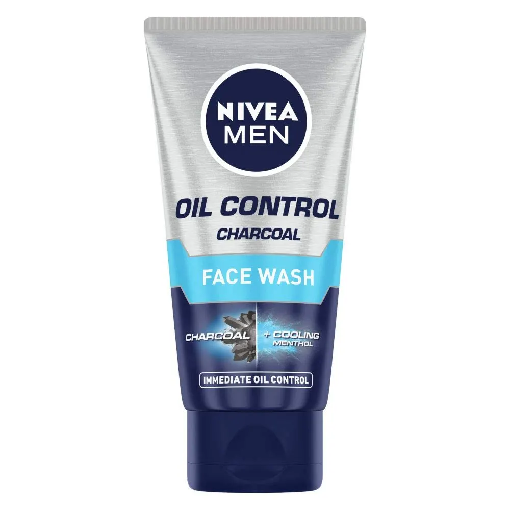 Nivea Men Oil Control Charcoal Face Wash 50G