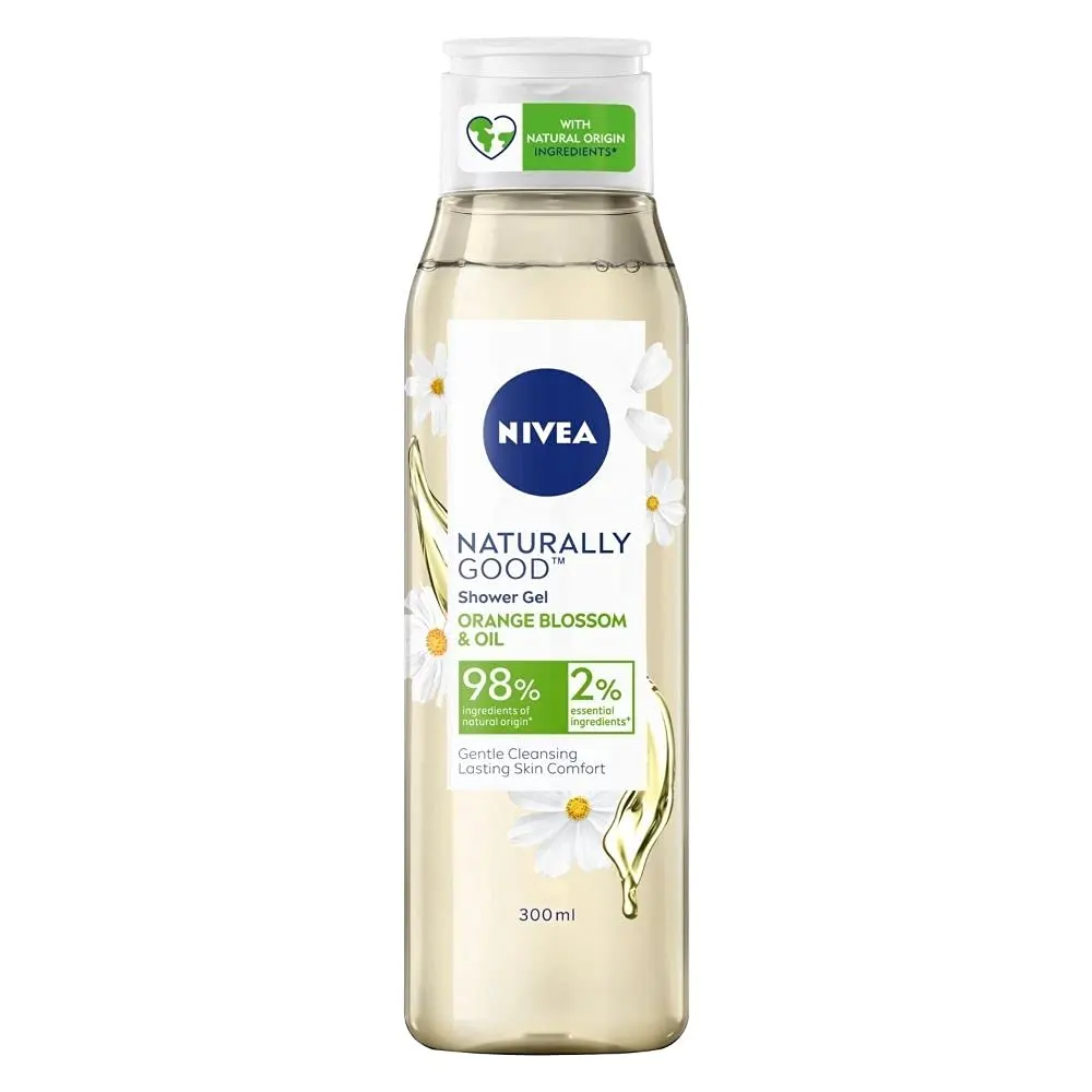 Nivea Naturally Good Shower Gel Orange Blossom And Oil 300Ml