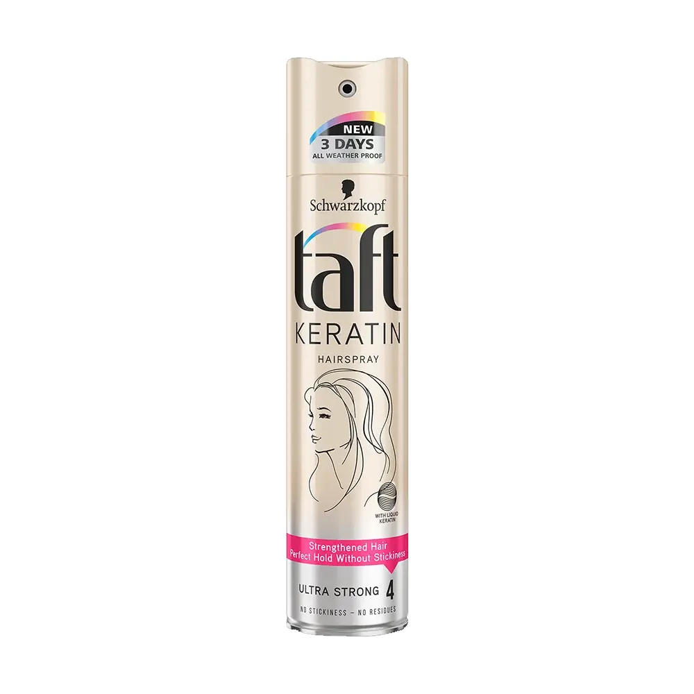 Schwarzkopf Taft Keratin Ultra Strong Hairspray 150Ml