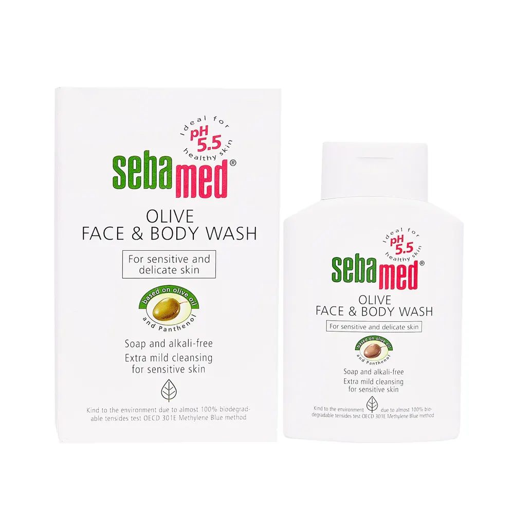 Seba Med Olive Face And Body Wash 200Ml