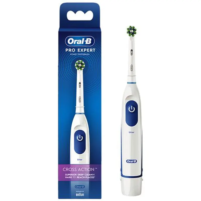Oral-B Pro Expert Power Toothbrush Cross Action Round Cleans Better Superior Deep Clean In Hard To Reach Places 1N
