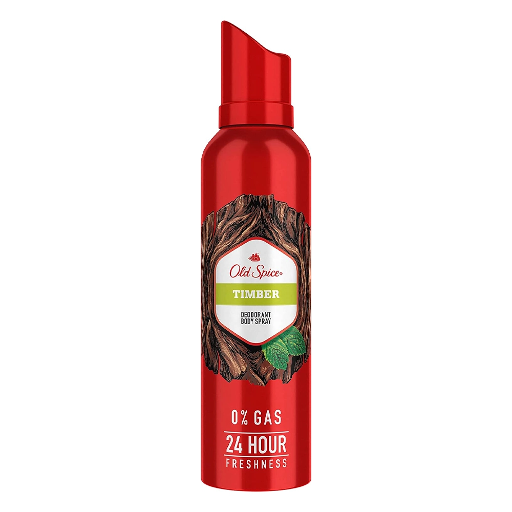 Old Spice Timber Deodorant Body Spray 0% Gas 140Ml