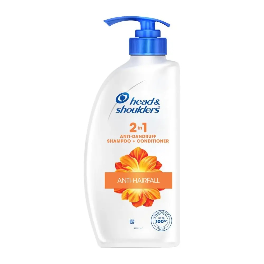 Head And Shoulders 2 In 1 Anti-Dandruff Shampoo Anti Hairfall Reduce Hairfall From Breakage 650Ml