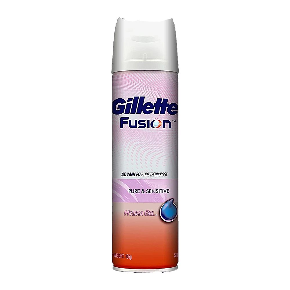 Gillette Fusion Advanced Glide Tachnology Sensitive Skin Hydra Gel 195G
