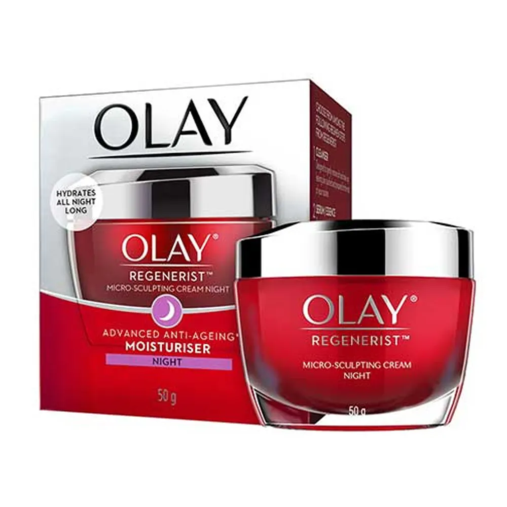 Olay Regenerist Micro-Sculpting Cream Night Advanced Anti-Ageing Moistriser 50G