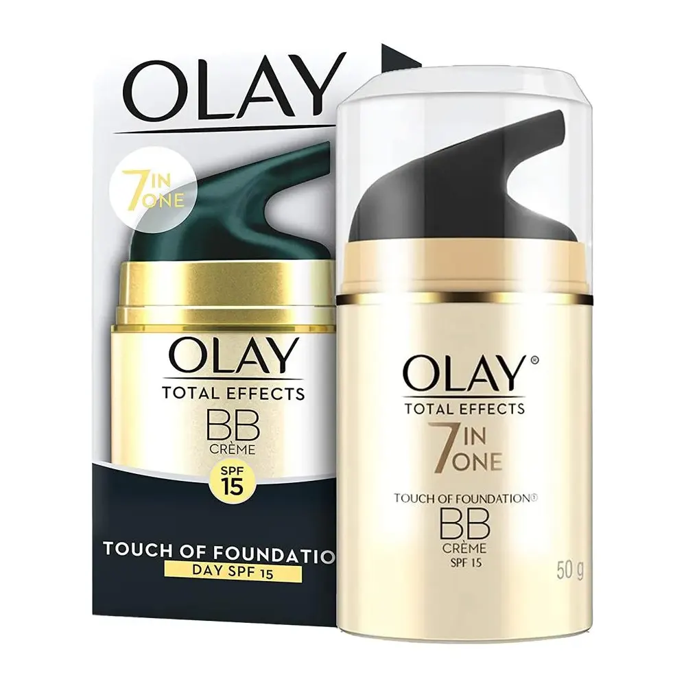 Olay Total Effects 7 In One Anti-Ageing Cream + Touch Of Foundation Day Spf 15 50G