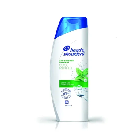 Head And Shoulders Anti-Dandruff Shampoo Cool Menthol Cools And Energizes Scalp 340Ml