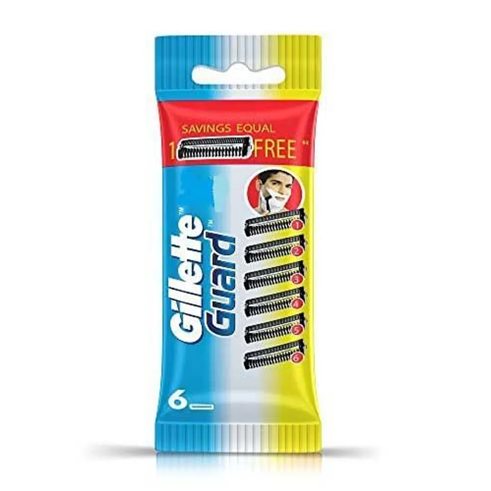 Gillette Guard Platinum Coated Blades 6N
