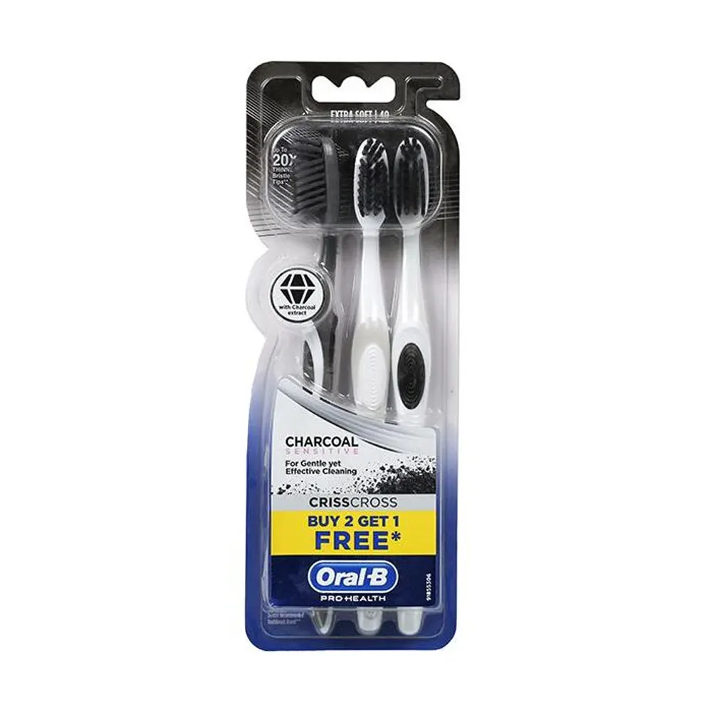 Oral-B Pro-Health Criss Cross Charcoal Sensitive 3N