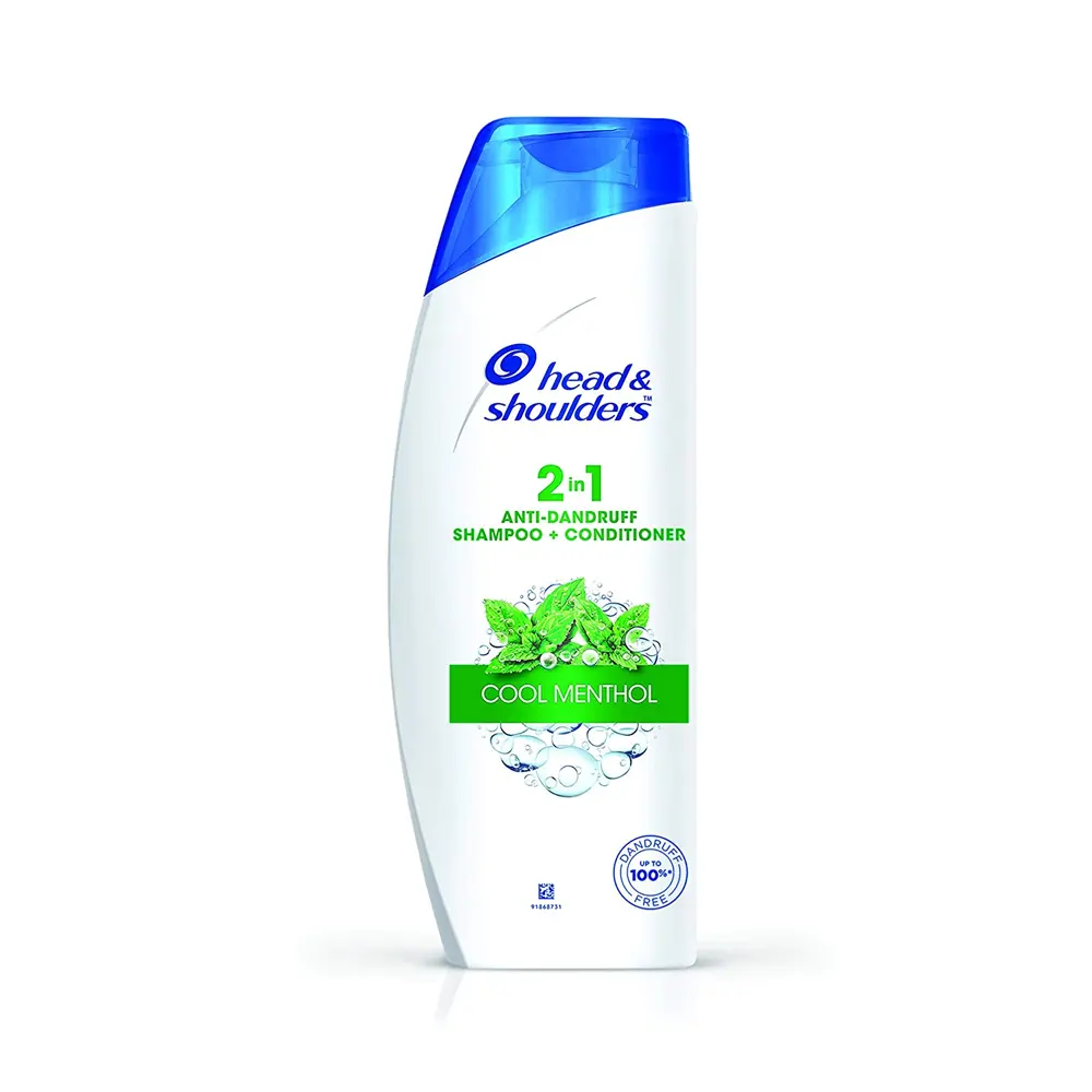 Head And Shoulders 2 In 1 Anti-Dandruff Shampoo + Conditioner Cool Menthol 180Ml