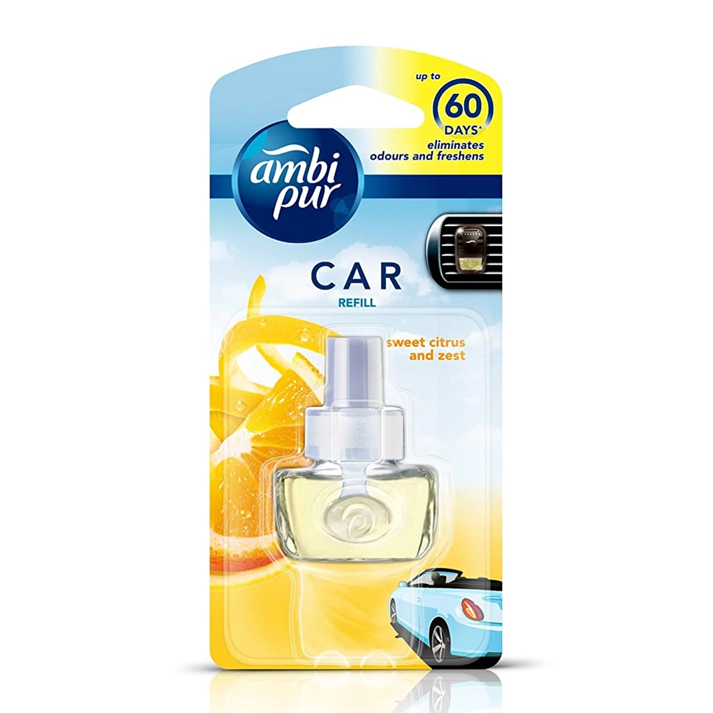 Ambi Pur Car Refill Sweet Citrus And Zest 7.5Ml