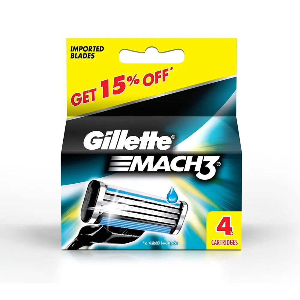 Gillette Mach 3 Carts Fit All Mach3 Razors 4N