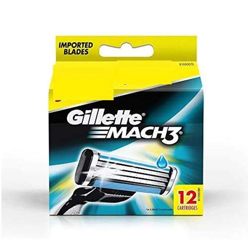 Gillette Mach 3 Carts Fit All Mach3 Razors 12N