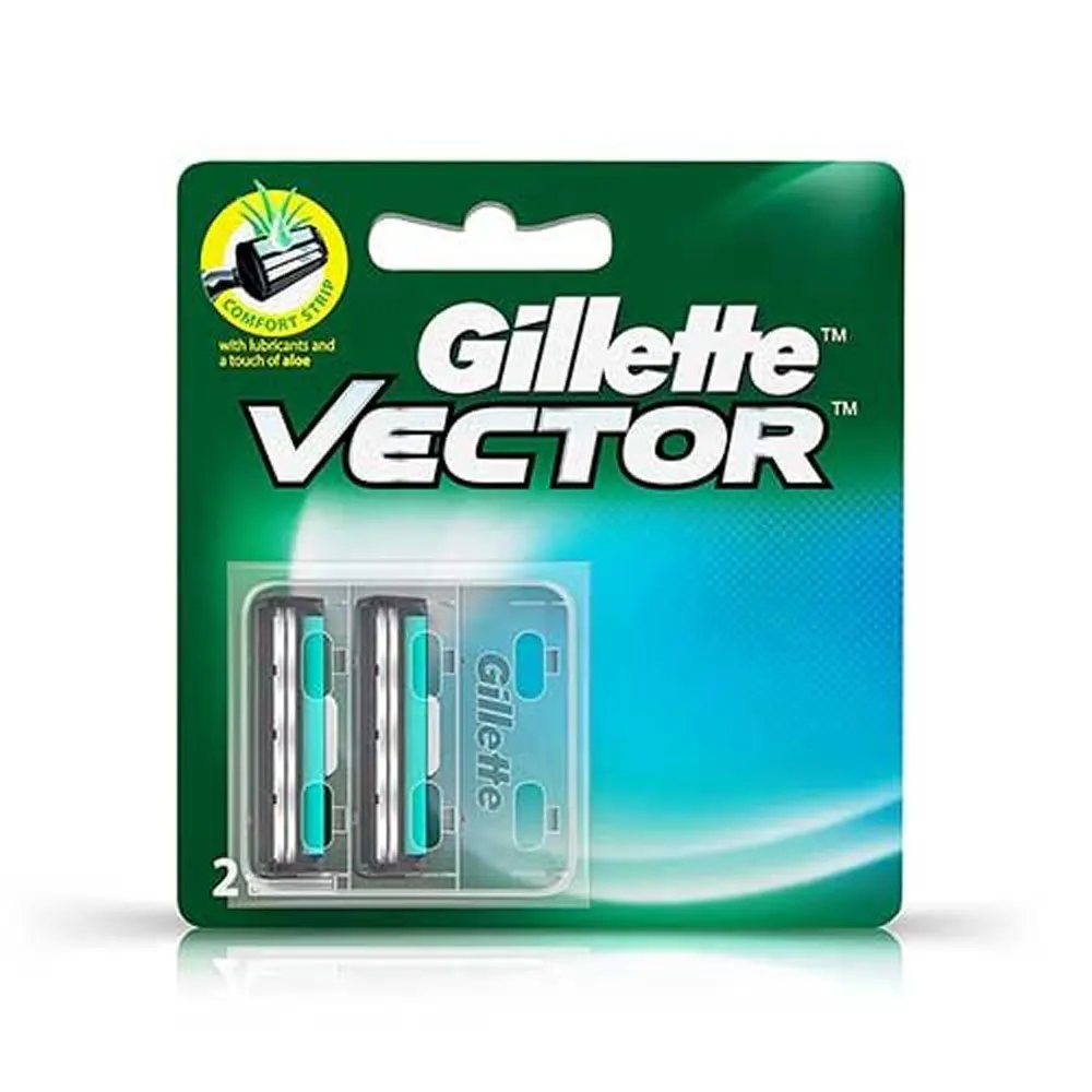 Gillette Vector + Clean Shave Twin Blades 2N